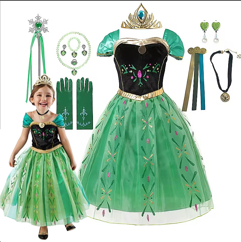 Summer Clothing Kids - Disfraz de Anna para niños y