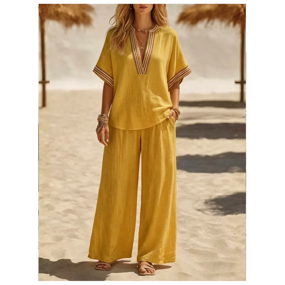 Zara Summer Clothing For Women - Nuevo Conjunto de Pantalones y Camiseta