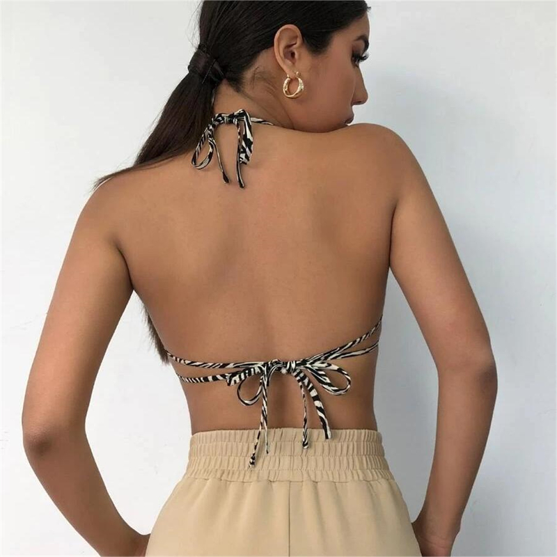 Zara Summer Clothing For Women - Camisola con cuello Halter para mujer,