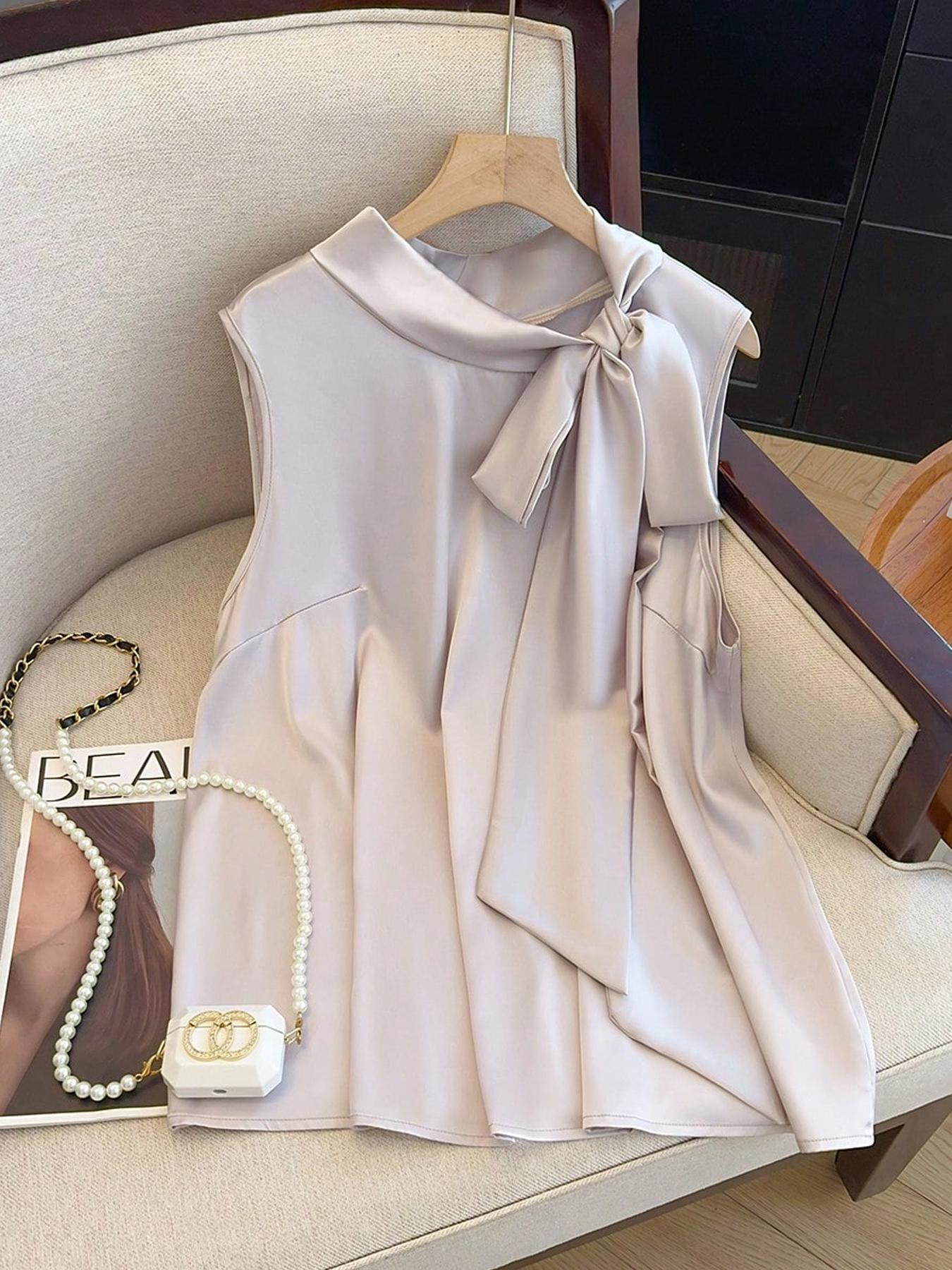 Summer Clothing For Plus Size Women - 【Tallas grandes】 Top de color liso