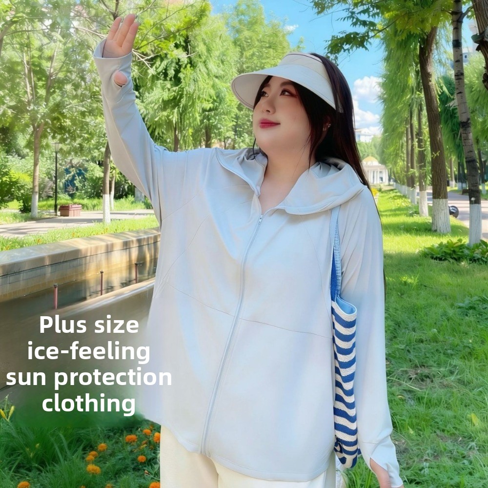 Summer Clothing For Plus Size Women - Ropa de Protección Solar de Seda