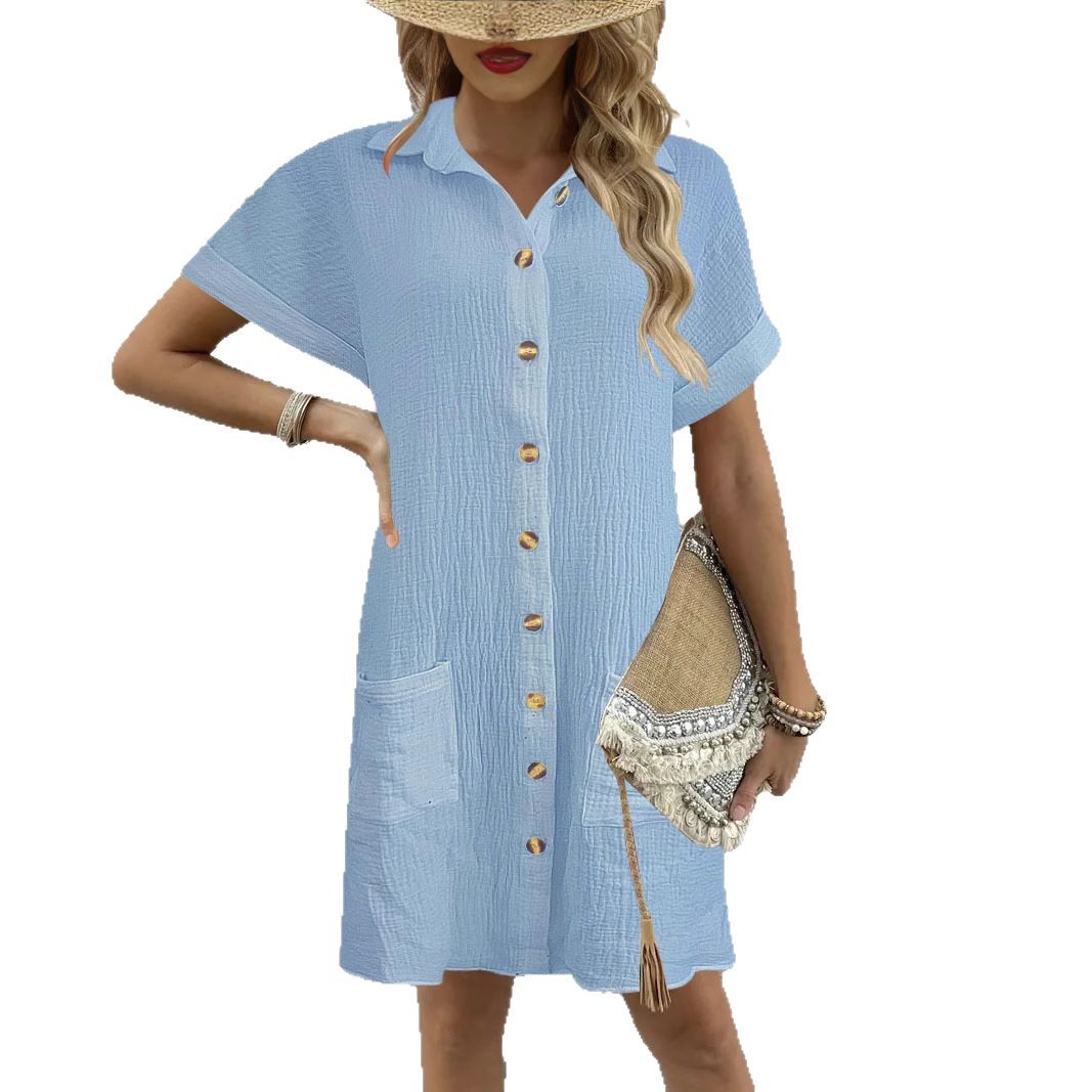 Summer Clothing Amazon - Transfronterizo Amazon primavera nuevo simple color