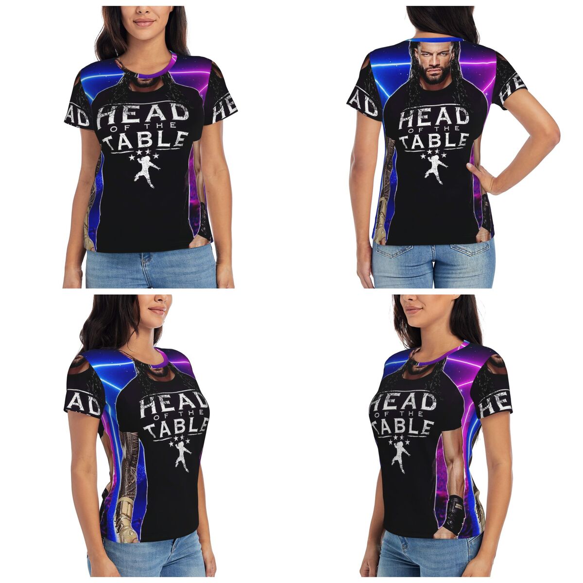 Summer Reign Clothing - Camiseta de lucha libre de Roman