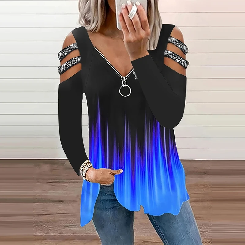 Summer Clothing Drop - Camiseta con cuello en V y