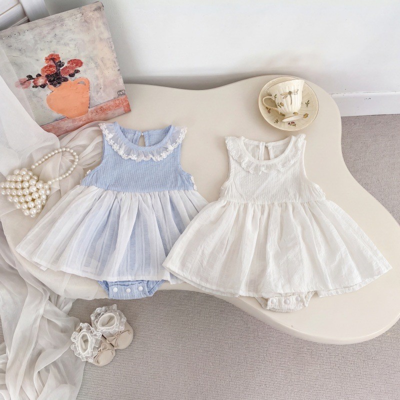 Summer Clothing Wraps - Vestido Estilo Princesa para Bebé Niña,