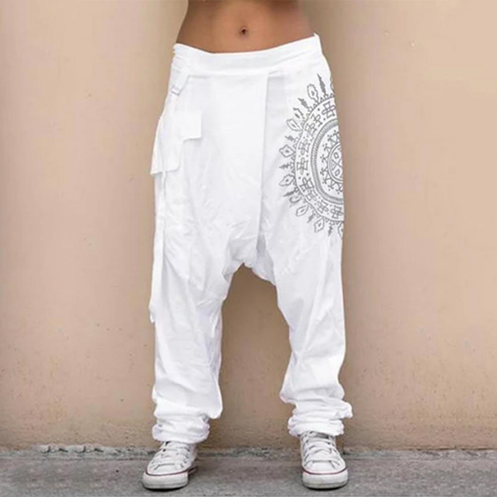 Summer Clothing Drop - Pantalones holgados con estampado Retro para