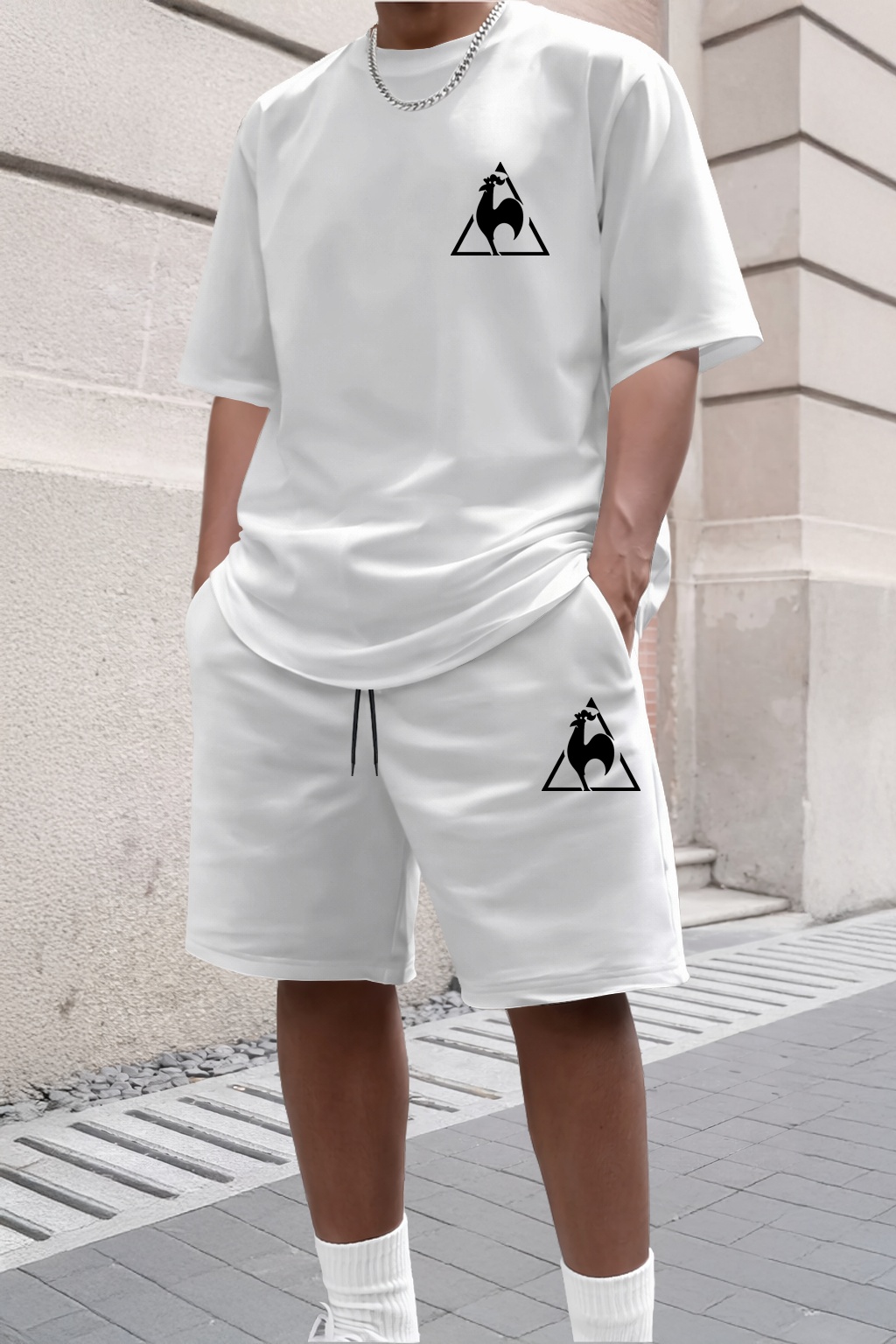 Summer Clothing Men Fashion - Conjunto deportivo informal de dos piezas