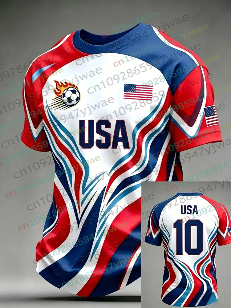Summer Clothing For Teens - Camiseta de Fútbol de Estados Unidos