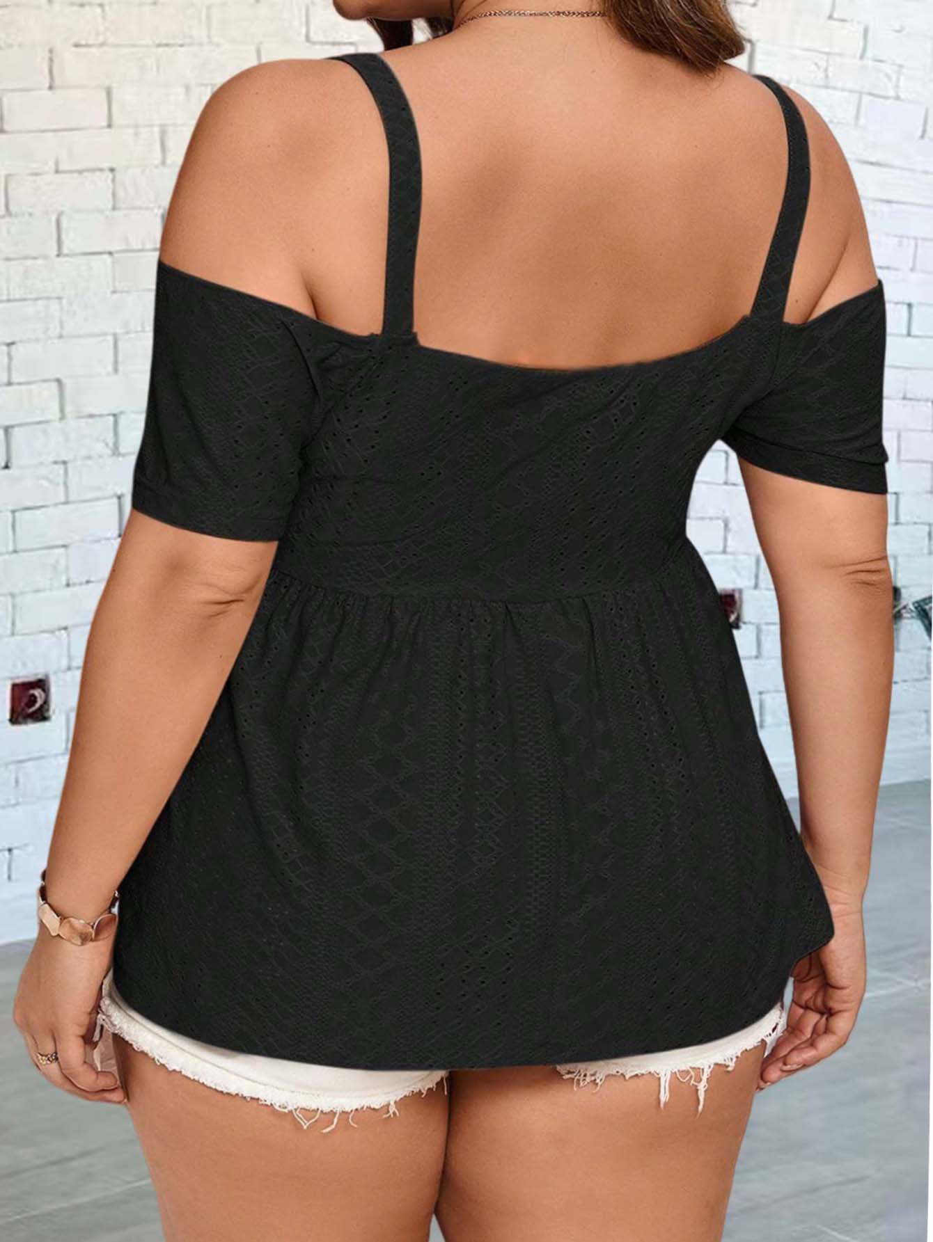 Chaleco elegante con hombros d - Summer Clothing For Plus Size Women reseña y precio