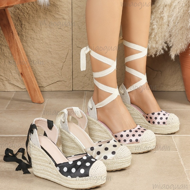 Sandalias de cuña con platafor - Espadrille Sandal Women reseña y precio