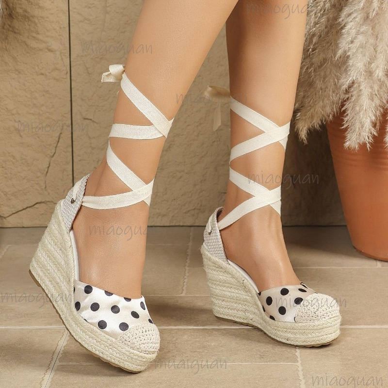 Sandalias de cuña con platafor - Espadrille Sandal Women reseña y precio