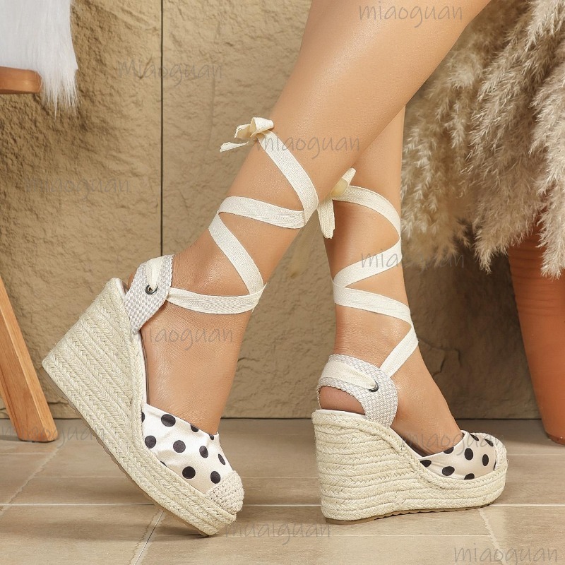 Sandalias de cuña con platafor - Espadrille Sandal Women reseña y precio
