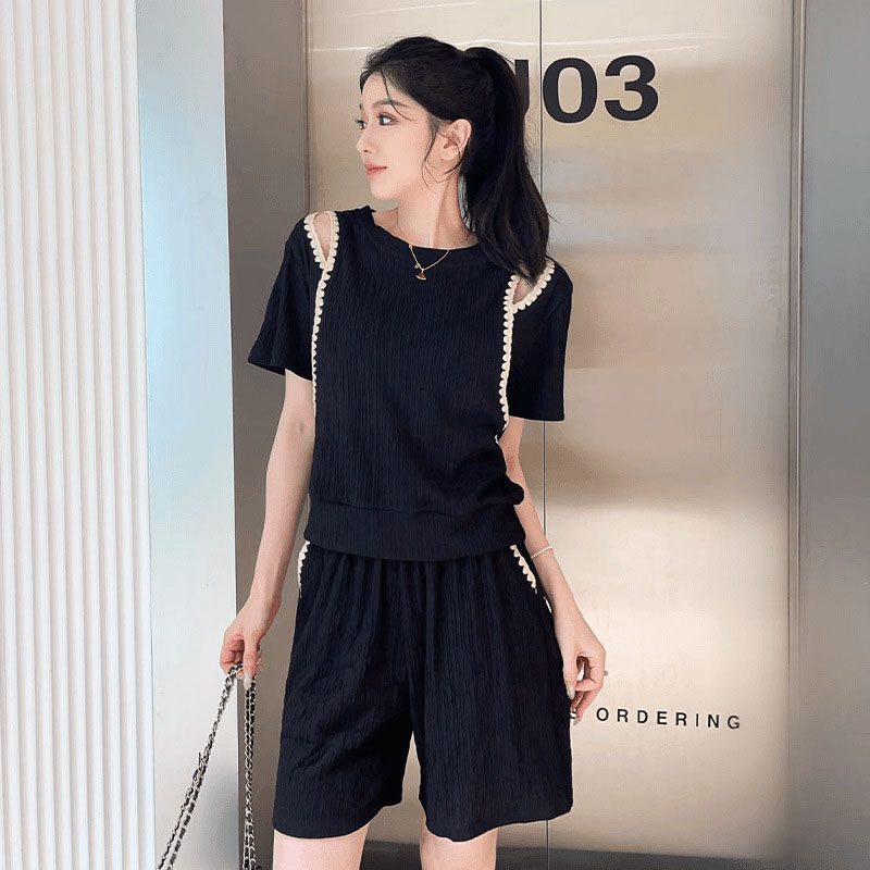 Conjunto de dos piezas de cami - Off Shoulder Blouse reseña y precio