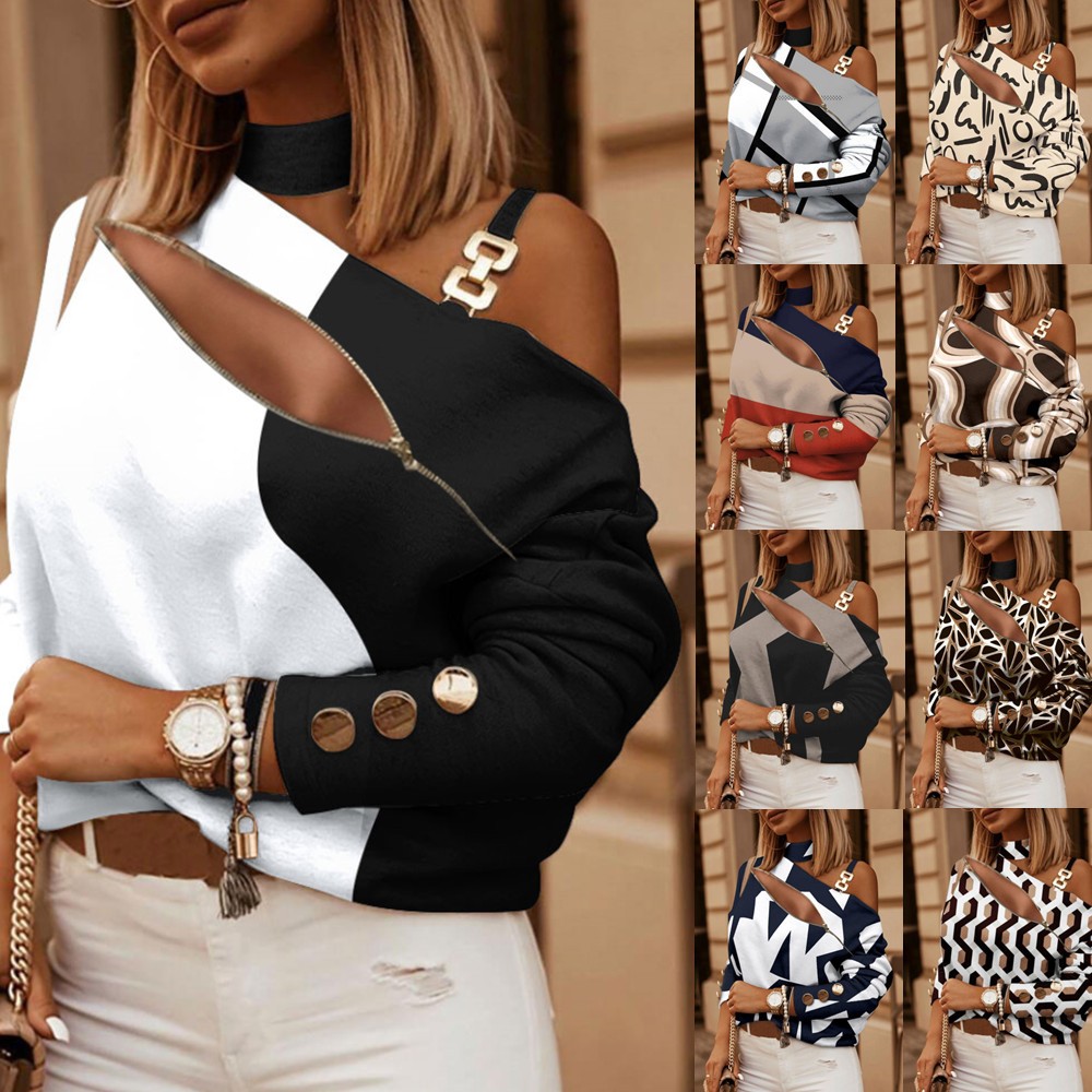 Blusa de Mujer con Hombros Des - Off Shoulder Blouse reseña y precio