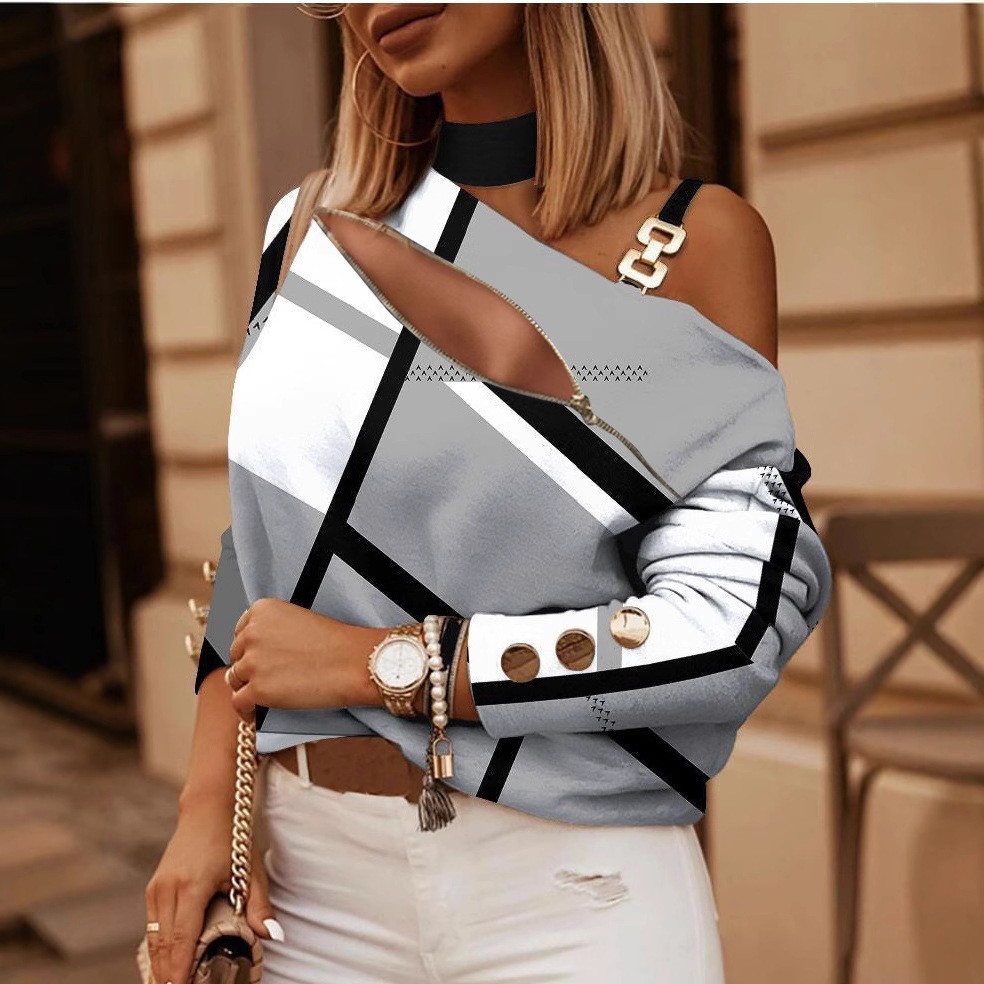 Blusa de Mujer con Hombros Des - Off Shoulder Blouse reseña y precio
