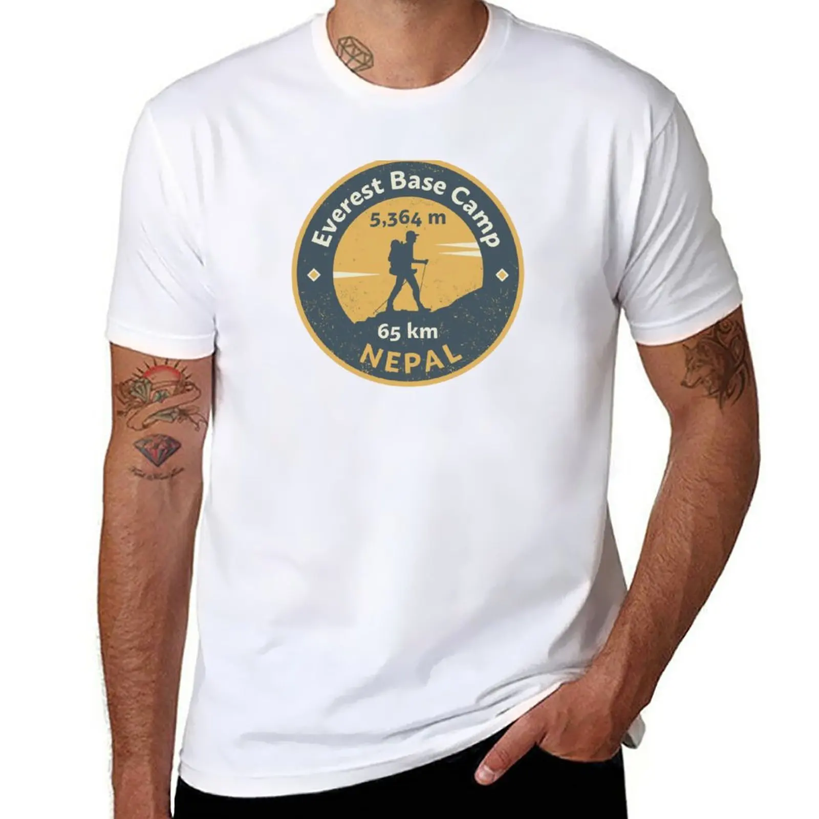 Camisetas de manga corta con c - Summer Everest Clothing reseña y precio