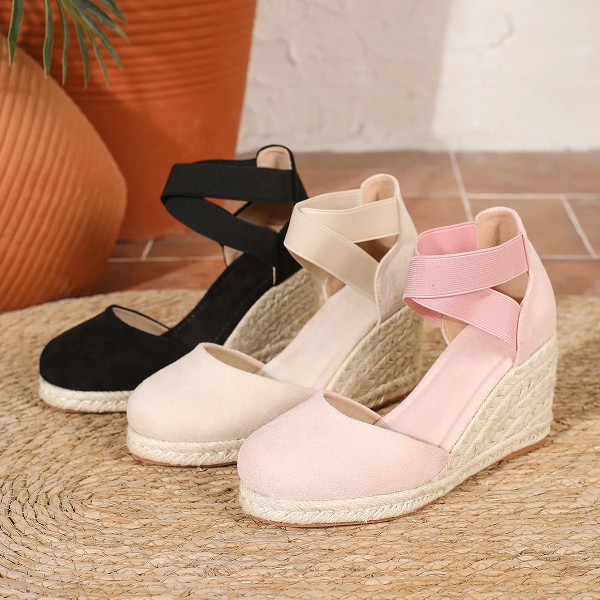 Sandalias de cuña tipo alparga - Espadrille Sandal Women reseña y precio