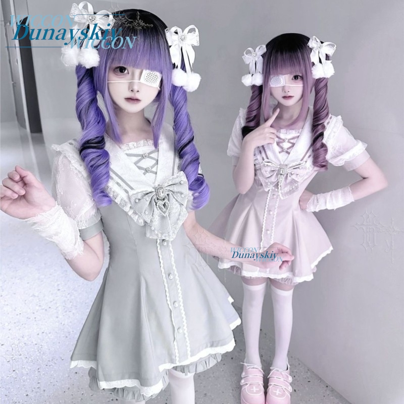 Conjunto de Vestido con Cuello - Summer Alt Clothing reseña y precio