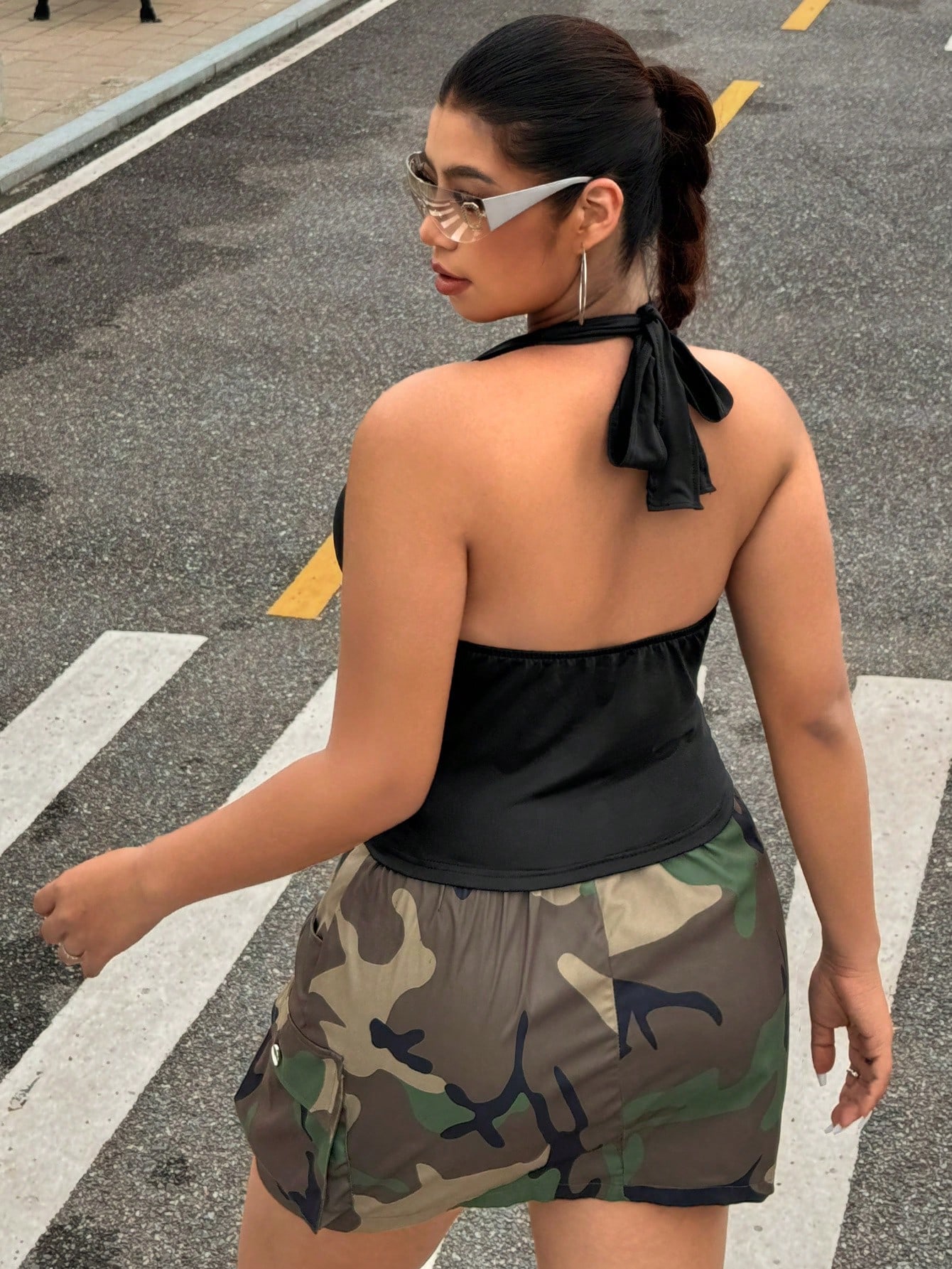 Nueva moda, color sólido, tall - Summer Clothing For Plus Size Women reseña y precio