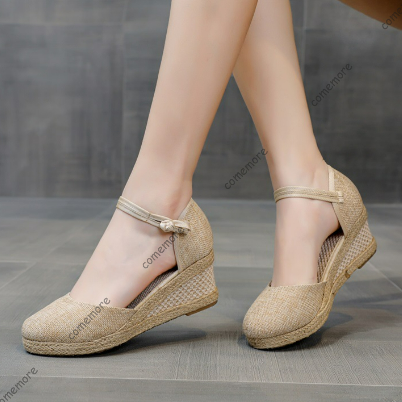 Comemore Sandalias Tacón alto  - Espadrille Sandal Women reseña y precio