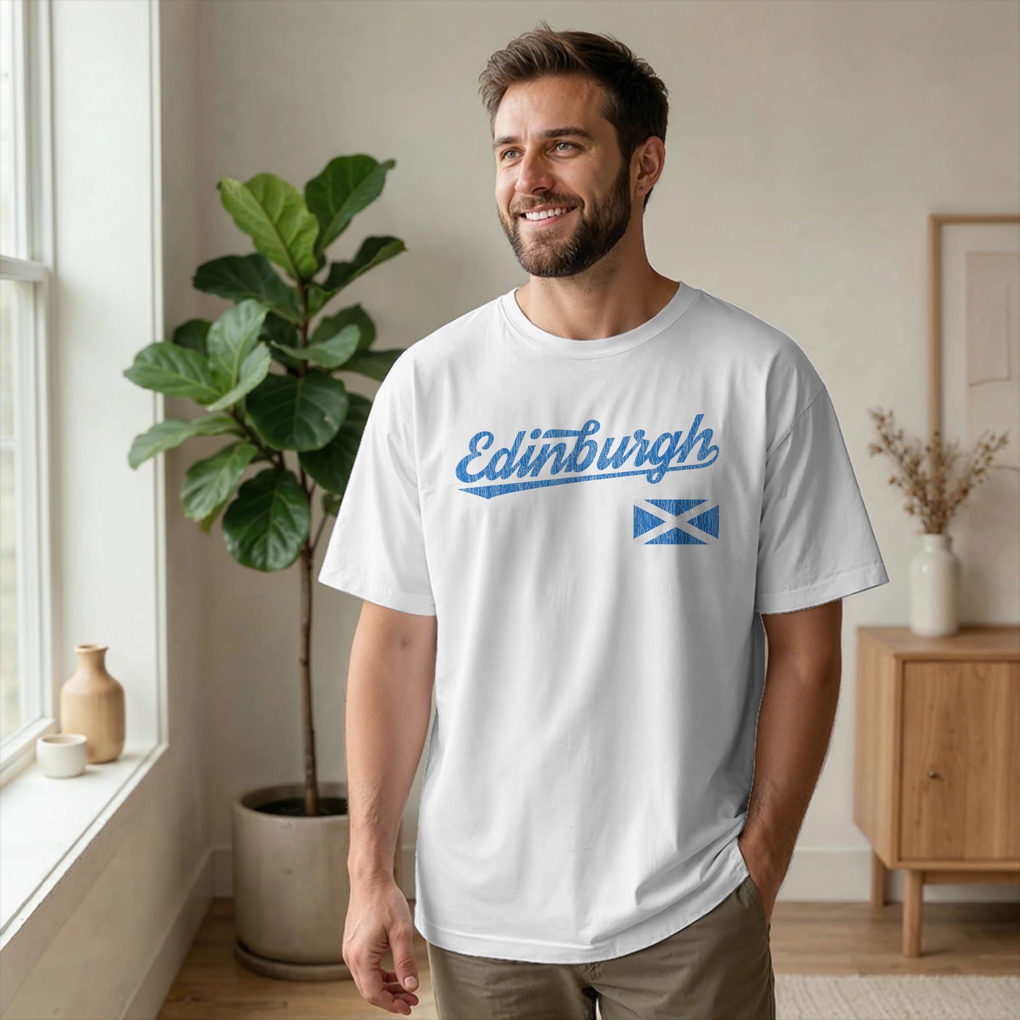 Camiseta para hombre de Edimbu - Summer Clothing Edinburgh reseña y precio