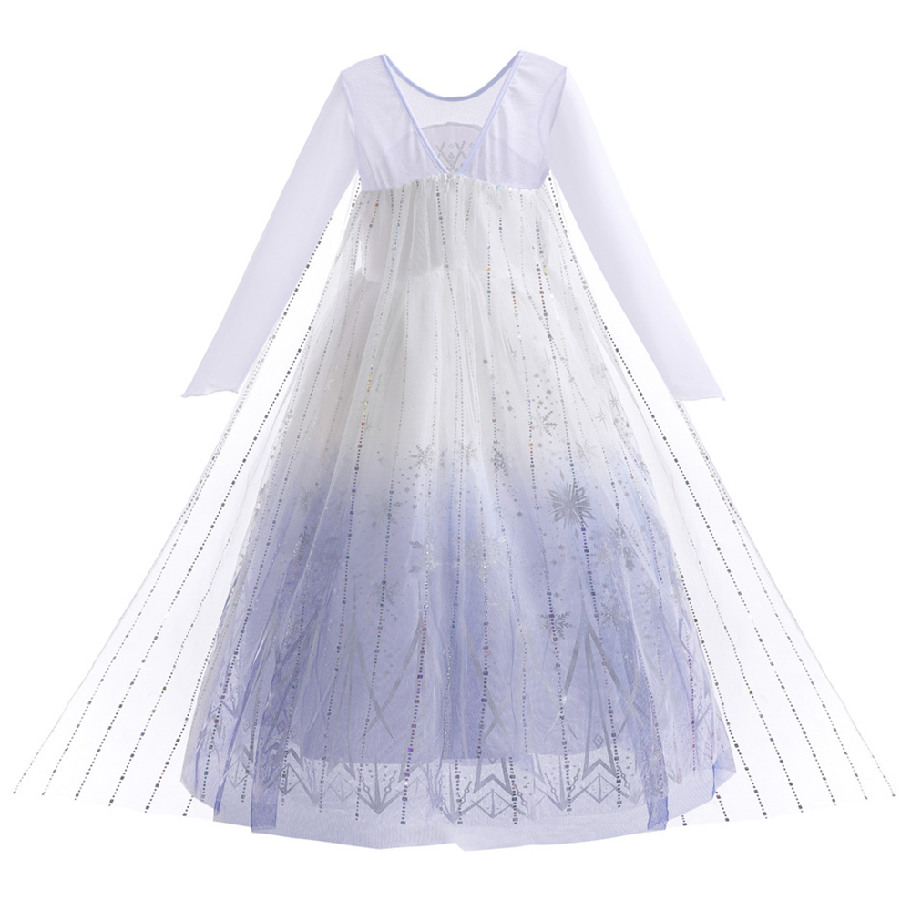 Vestidos Blancos de Elsa para  - Summer Clothing Kids reseña y precio