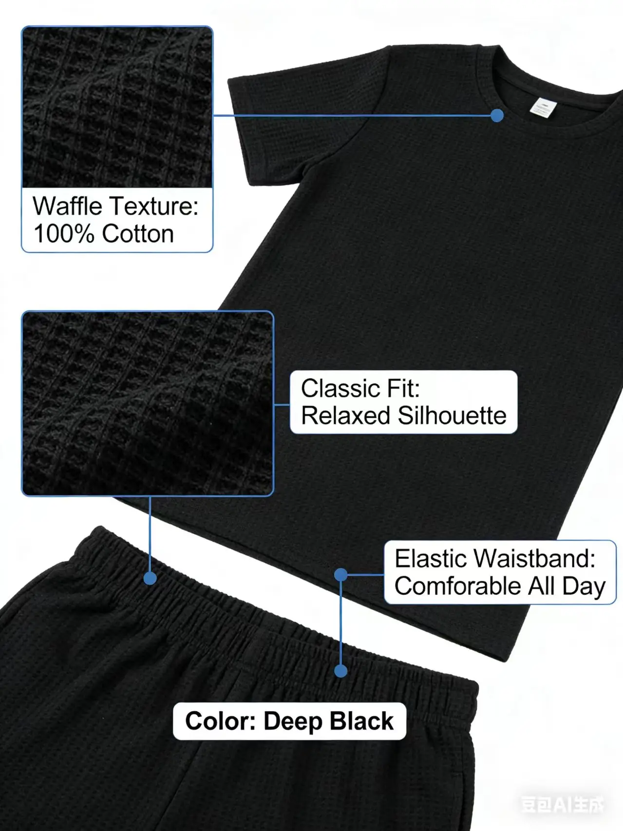 Conjunto de camiseta y pantalo - Summer Clothing Men Fashion reseña y precio