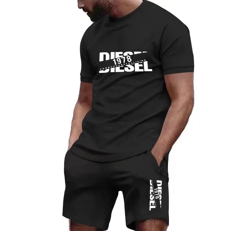 Conjunto de camiseta y pantalo - Summer Clothing Men Fashion reseña y precio