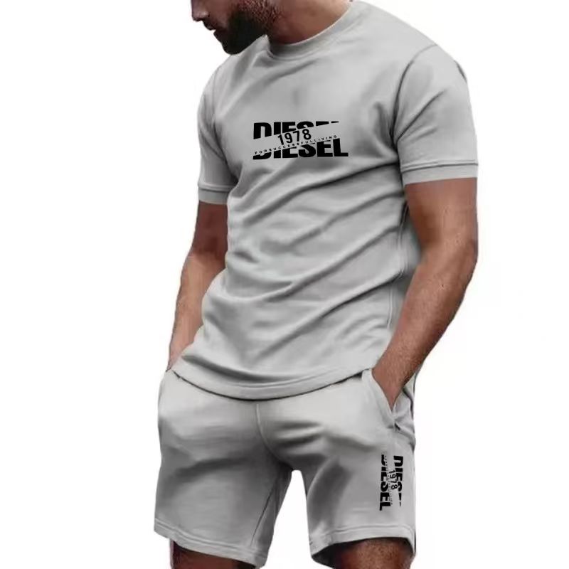 Conjunto de camiseta y pantalo - Summer Clothing Men Fashion reseña y precio