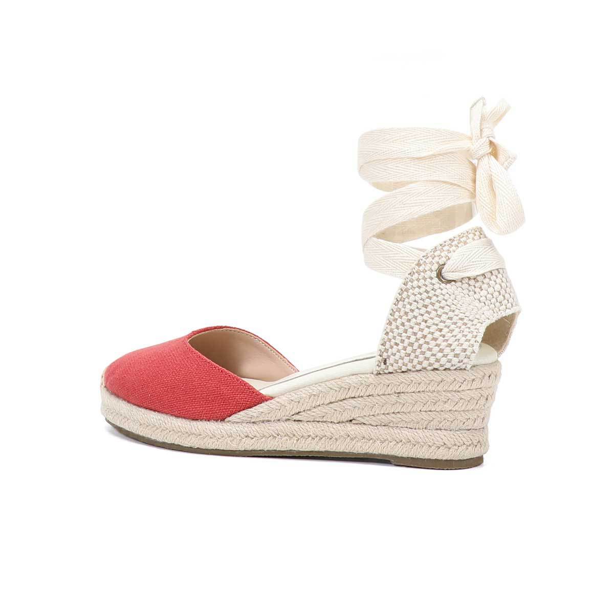 Sandalias de cuña con cordones - Espadrille Sandal Women reseña y precio