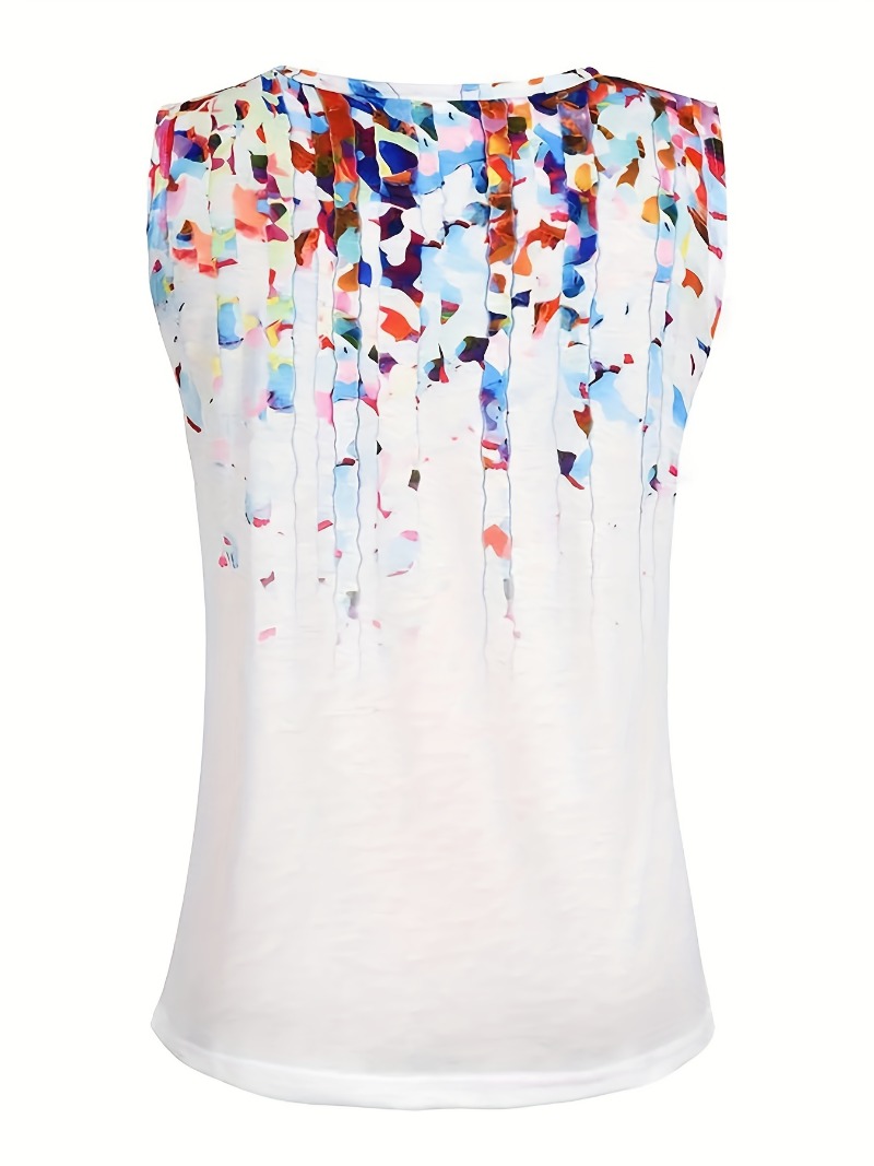Top con estampado de flores y  - Summer Clothing For Plus Size Women reseña y precio