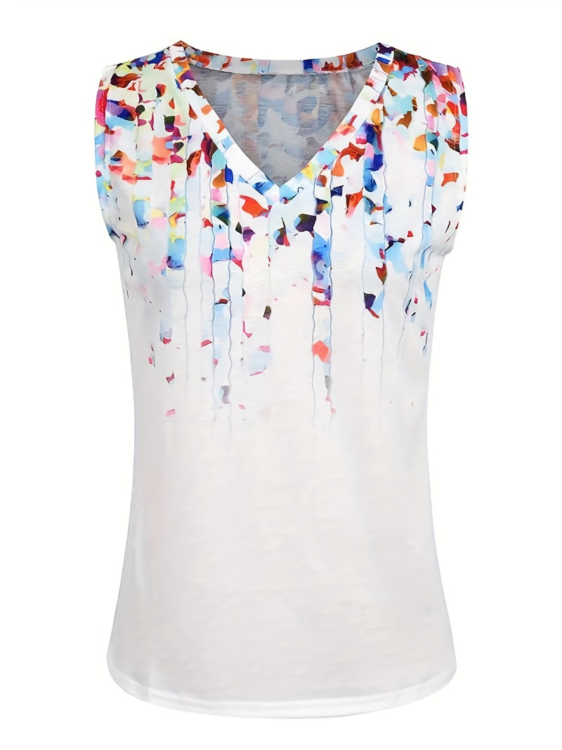 Top con estampado de flores y  - Summer Clothing For Plus Size Women reseña y precio
