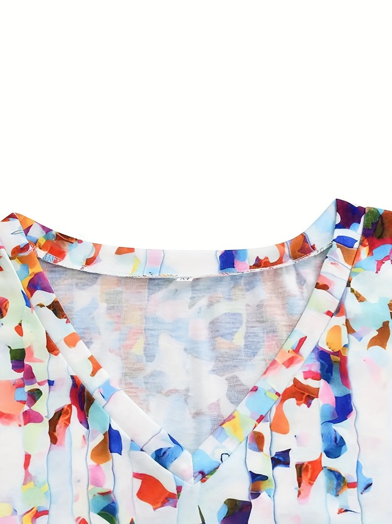 Top con estampado de flores y  - Summer Clothing For Plus Size Women reseña y precio