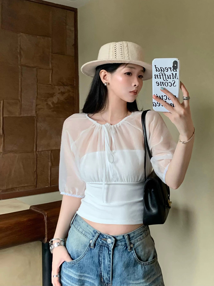 Top con paneles de seda de mor - Summer Clothing reseña y precio
