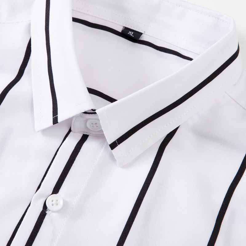 Camisa de Vestir a Rayas para  - Summer Clothing Men Fashion reseña y precio