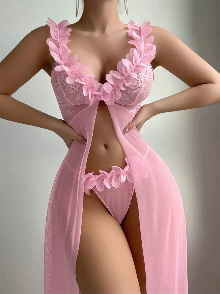 Camisones de encaje floral ros - Summer Clothing Sale reseña y precio