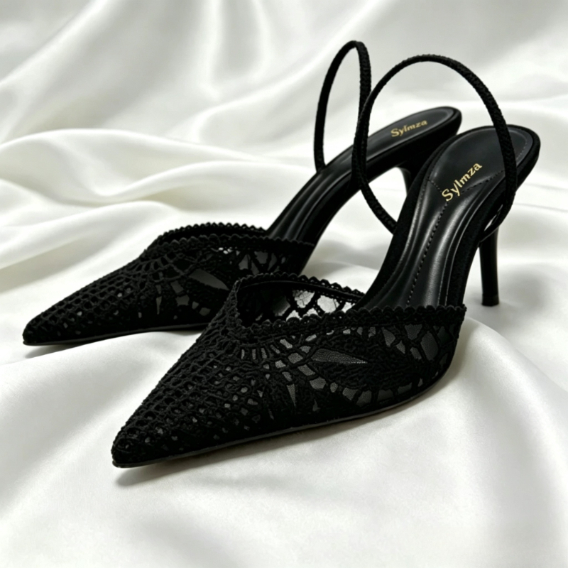 Tacones con Diseño Tejido Nove - Summer Clothing Sale reseña y precio