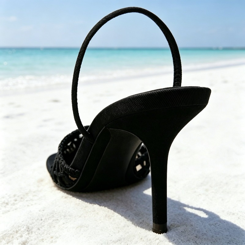 Tacones con Diseño Tejido Nove - Summer Clothing Sale reseña y precio