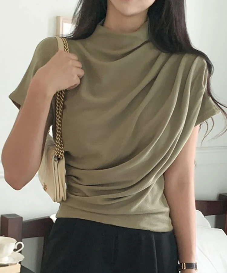 Camiseta de cuello alto Medio  - Summer Clothing Drop reseña y precio