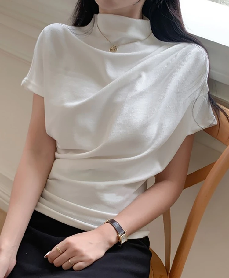 Camiseta de cuello alto Medio  - Summer Clothing Drop reseña y precio