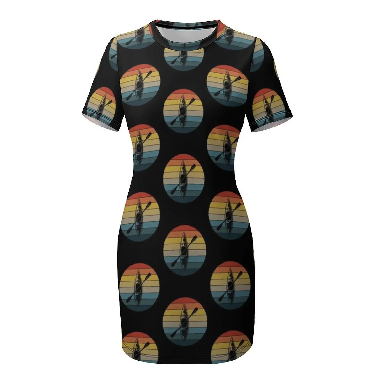 Vestido retro de manga corta p - Summer Kayaking Clothing reseña y precio