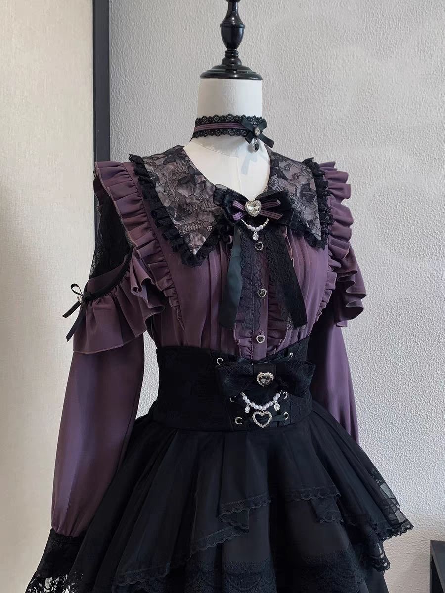 Conjuntos de Falda Harajuku Ka - Off Shoulder Blouse reseña y precio