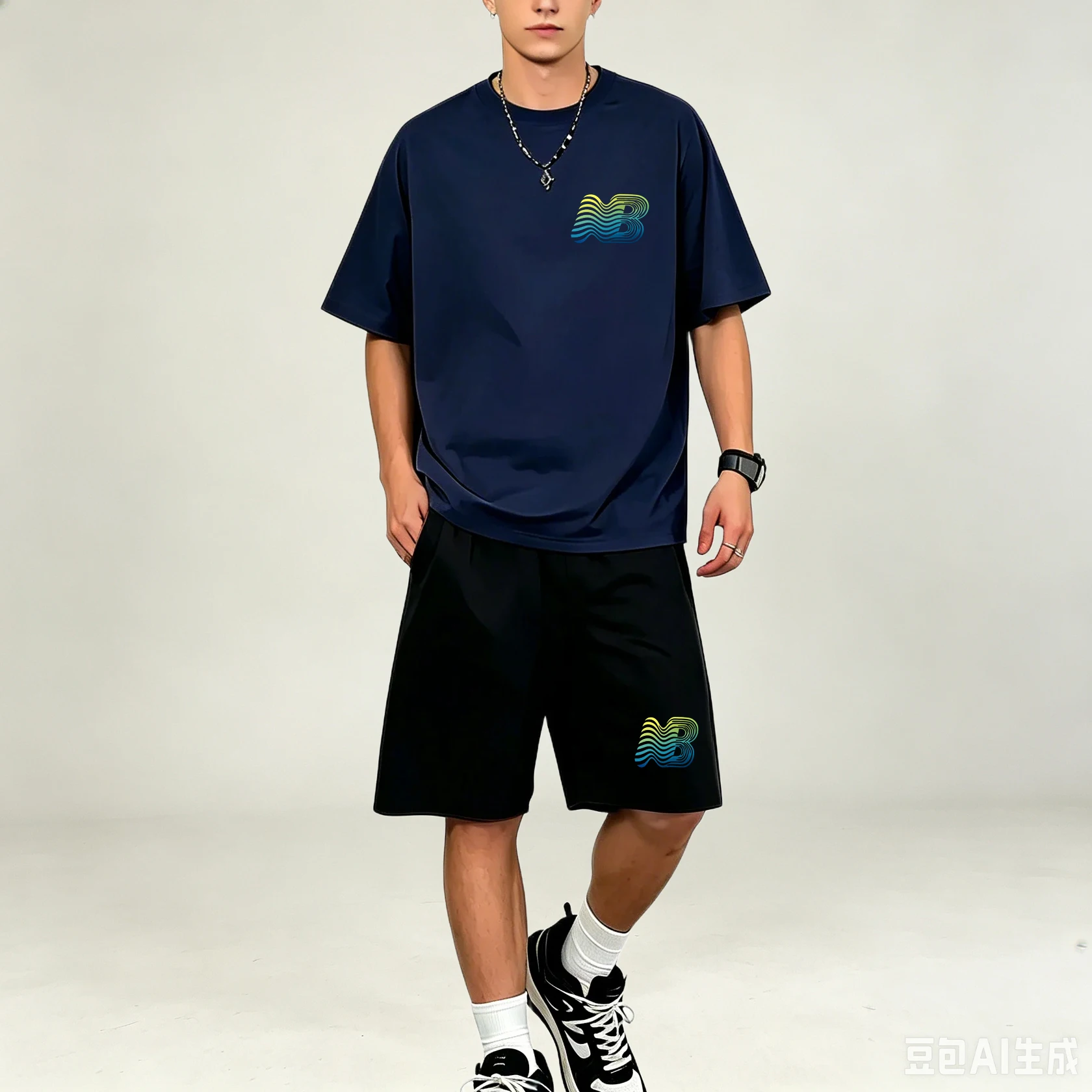 Conjuntos de camisetas para ho - Summer Clothing Men Fashion reseña y precio