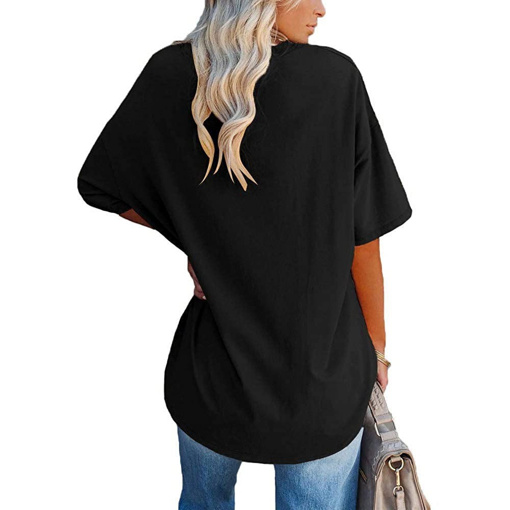 Top holgado con cuello en V pa - Summer Clothing Amazon reseña y precio