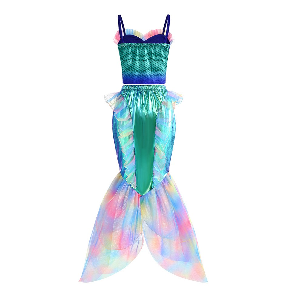 Disfraz de sirena de Disney pa - Summer Clothing Kids reseña y precio