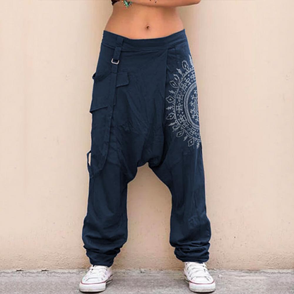 Pantalones holgados con estamp - Summer Clothing Drop reseña y precio