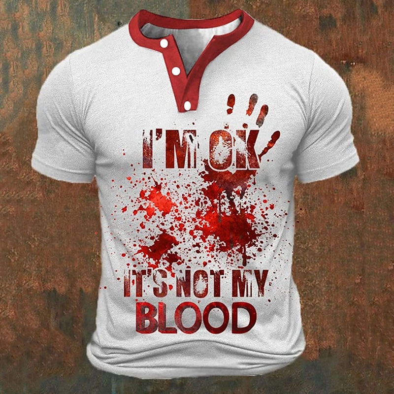 Camisetas Henley para Hombre c - Summer Clothing Men Fashion reseña y precio
