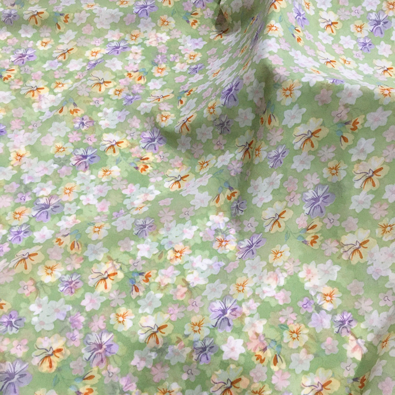 Tela de gasa de flores por met - Soft Summer Yellow Clothing reseña y precio