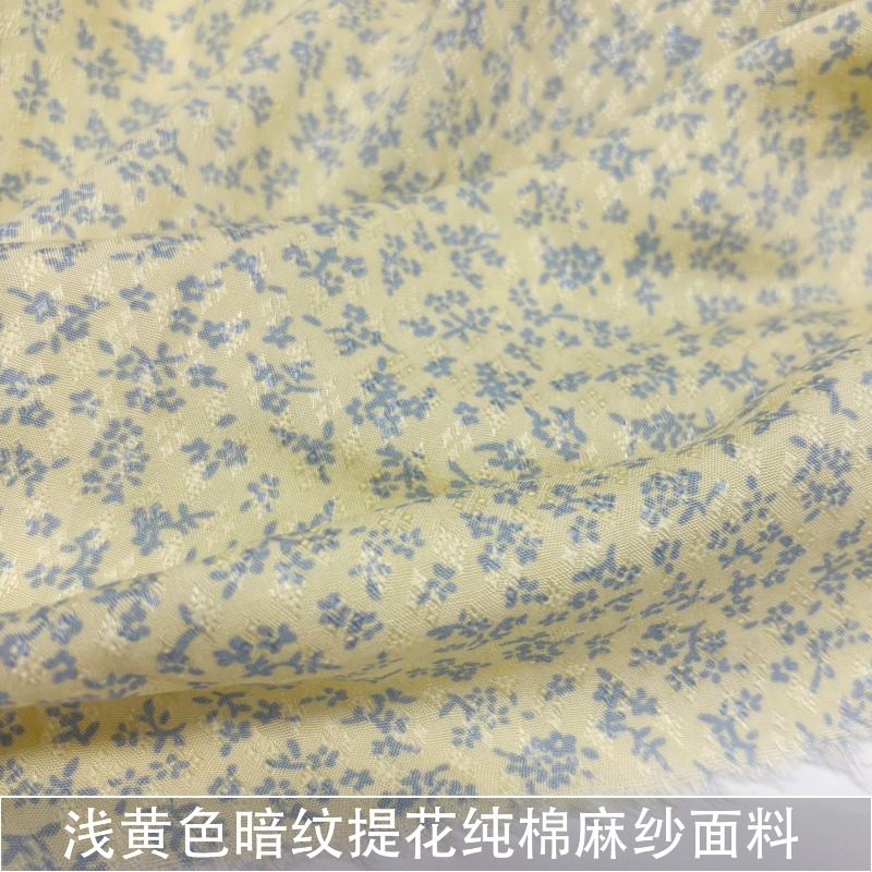 Tela de lino y algodón puro Ja - Soft Summer Yellow Clothing reseña y precio