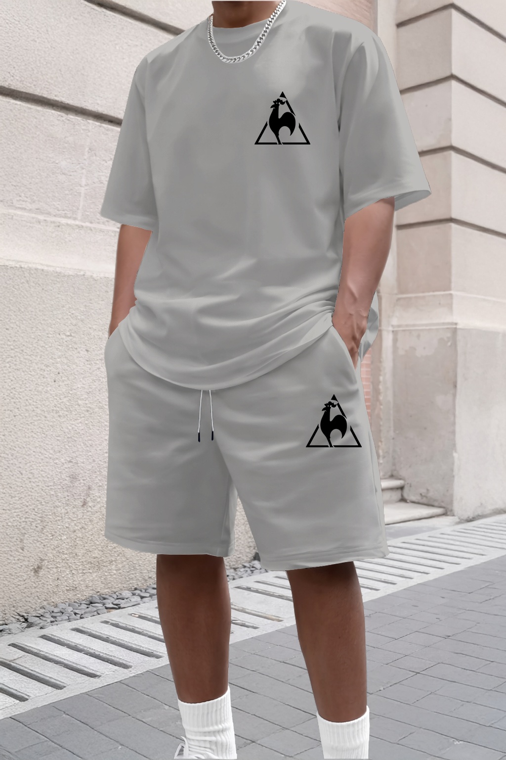 Conjunto deportivo informal de - Summer Clothing Men Fashion reseña y precio